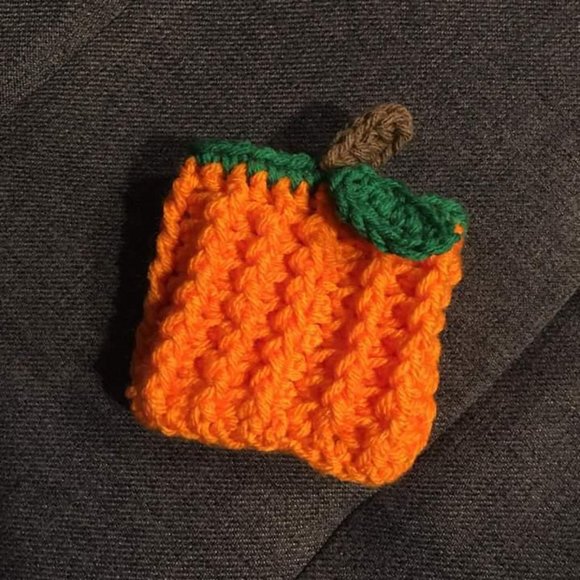 Handmade Pumpkin Coffee cup cozy ~ Made to order HP - Picture 2 of 2